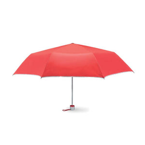 Poslovni pokloni | Promo pokloni | Reklamni kišobran mini sklopivi 21" za tisak logotipa, crvene boje