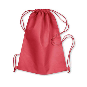 Promotivni ruksak / vrećica s vezicama, crvene boje | Poslovni pokloni s tiskom