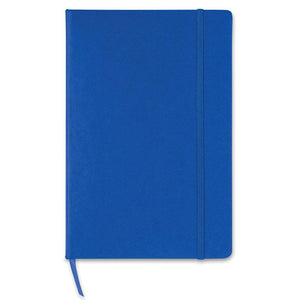 Promotivni notes A5 formata s listovima s kvadratima, plave boje | Poslovni pokloni