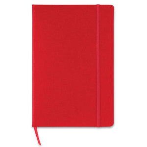 Promotivni notes A5 formata s listovima s kvadratima, crvene boje | Poslovni pokloni