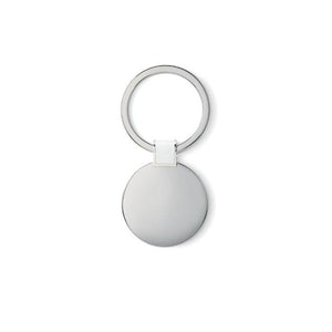Promo metalni privjesak za ključeve okrugli za tisak loga | Poslovni pokloni