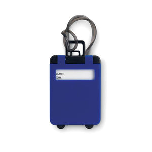 Promotivna plastična oznaka za prtljagu, royal plave boje | Poslovni pokloni