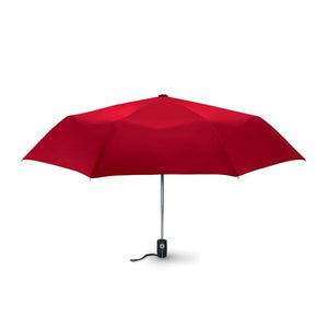 Poslovni pokloni | Promo pokloni | Promotivni mini automatski kišobran 21" za tisak logotipa, crvene boje