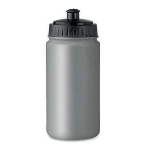 Promo plastična sportska boca, 500 ml, srebrne boje | Poslovni pokloni