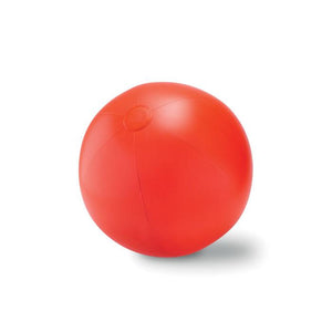 Velika promotivna lopta za plažu, crvene boje | Poslovni pokloni