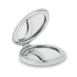 Dvostruko okruglo ogledalo sa magnetnim zatvaranjem bijelo | Poslovni pokloni
