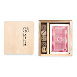 Promotivni set karata i kockice u kutiji | Poslovni pokloni