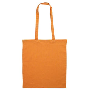 Promotivna pamučna vrećica za kupnju sa dugačkim ručkama narančasta | Poslovni pokloni | Promo pokloni