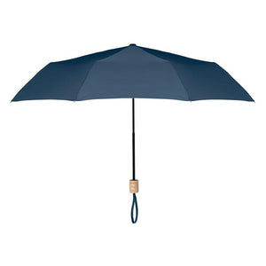 Promo sklopivi EKO 21" kišobran od RPET materijala, plave boje | Poslovni pokloni