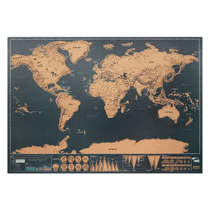 Promotivna karta svijeta strugalica | Poslovni pokloni
