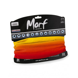 Promotivni višenamjenski šal buff Morf™ Ombre, crvene boje | Poslovni pokloni