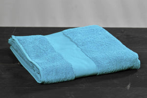 Poslovni pokloni | Promo pokloni | Promotivni ručnik budget, 70x140cm, caribbean plave boje