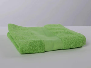 Poslovni pokloni | Promo pokloni | Promotivni ručnik pamučni, 50x100cm, boje zelene limete