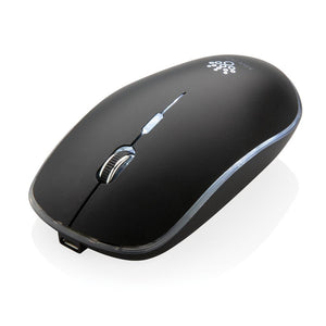 Promotivni bežični miš sa svjetlećim logotipom, sa laserskom gravurom | Poslovni pokloni