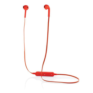 Promotivne bežične bluetooth slušalice u torbici crvene boje | Promo pokloni