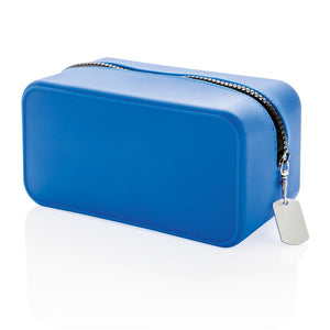 Promotivna silikonska toaletna torbica plava | Poslovni pokloni | Promo pokloni