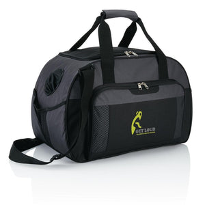 Promotivna putna torba Supreme siva sa tiskom logotipa | Poslovni pokloni | Promo pokloni | Reklamni pokloni