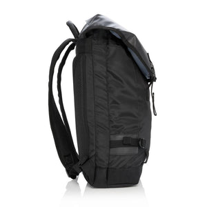 Promotivni ruksak za 17" laptop Swiss Peak Outdoor crne boje | Poslovni pokloni | Promo pokloni