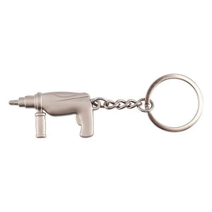 Promotivni privjesak za ključeve u obliku bušilice,, za lasersku gravuru loga | Poslovni pokloni