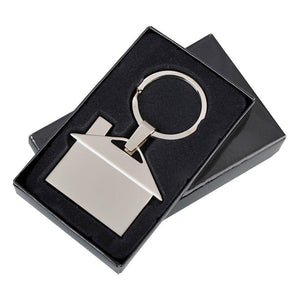 Metalni promo privjesak za ključeve u obliku kuće | Poslovni pokloni